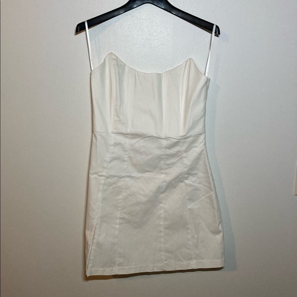 NWT White Fox Boutique Change the Tune Mini Dress in Off White - Picture 5 of 10